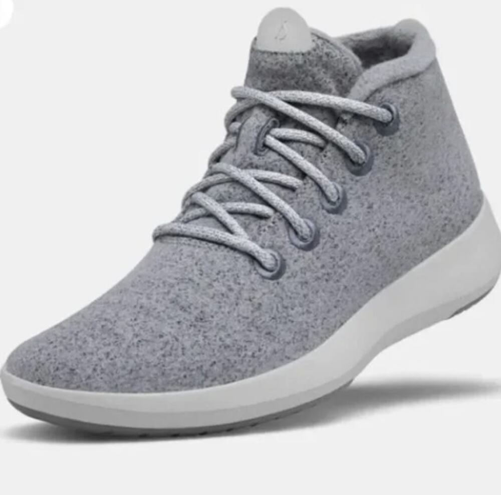 Allbirds Wool Runner-Up Mizzle Sneakers Medium Grey Weather Women’s 8 New Box